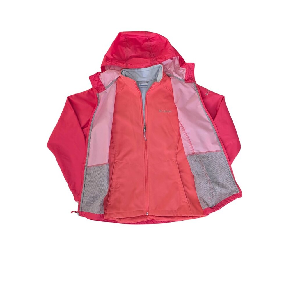 2 Piece Columbia Jacket I Shell + Soft Shell w/lining I Medium